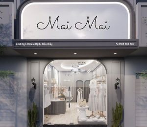 mặt tiền shop thời trang
