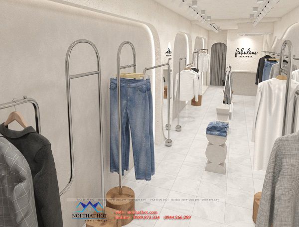 thiết kế shop thời trang nam Babulous