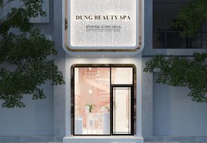 Thiết kế shop mỹ phẩm 25m2