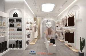 Thiết kế shop thời trang nữ 30m2