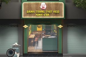 Thiết kế cửa hàng bánh tráng thịt heo