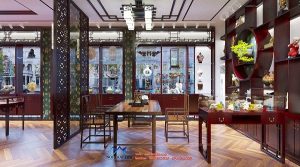 Thiết kế cửa hàng đồ decor phong thủy 80m2