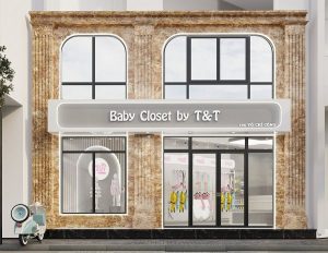 Thiết kế shop mẹ và bé 150m2