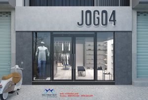 Thiết kế shop thời trang nam 40m2
