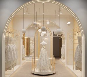 Thiết kế studio áo cưới 150m2