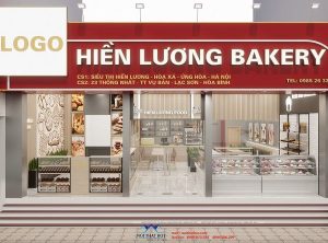 Thiết kế cửa hàng bánh ngọt 120m2