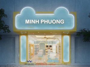 Thiết kế cửa hàng mẹ và bé