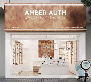 Thiết kế shop mỹ phẩm diện tích nhỏ