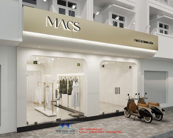 thiết kế shop thời trang nữ