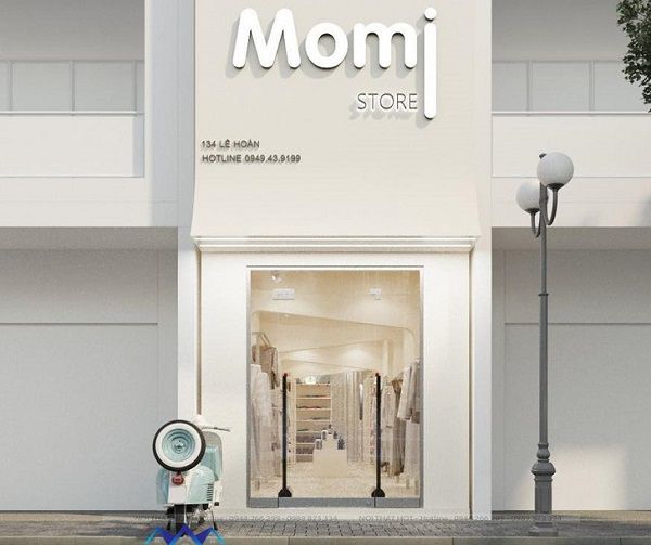 thiết kế cửa hàng