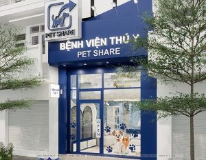 Thiết kế bệnh viện thú y 100m2