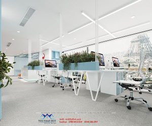 Thiết kế văn phòng công ty du học
