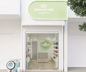 Thiết kế cửa hàng mỹ phẩm 20m2