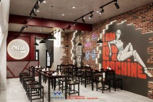 Thiết kế nhà hàng buffet lẩu nướng150m2