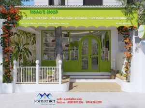 Thiết kế cửa hàng quà tặng phụ kiện 30m2