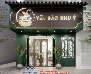 Thiết kế cửa hàng yến sào 40m2