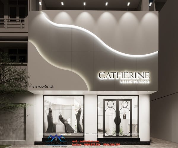 Thiết kế shop thời trang nữ cao cấp