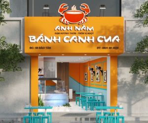 Thiết kế quán bánh canh cua