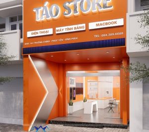 Thiết kế shop điện thoại 40m2