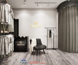 Thiết kế shop đồ mặc ở nhà