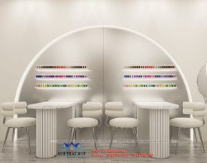 Thiết kế tiệm nail và mi