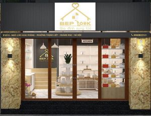 Thiết kế cửa hàng thiết bị nhà bếp Hà Nội