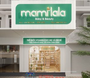 Thiết kế shop mẹ và bé 40m2