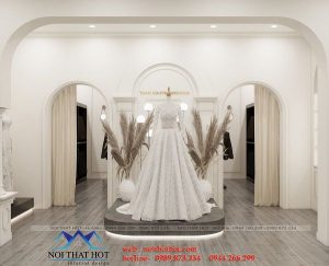 Thiết kế studio áo cưới 150m2
