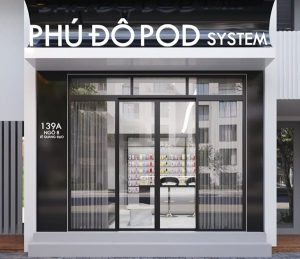 Thiết kế cửa hàng pod 20m2