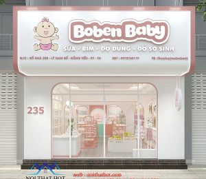 Thiết kế shop mẹ và bé 100m2