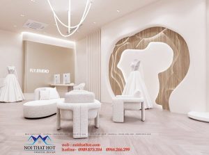 Thiết kế showroom áo cưới 500m2