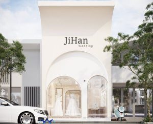 Thiết kế tiệm áo cưới 90m2