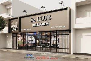 Thiết kế quán billiards Đan Phượng