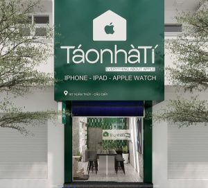 Thiết kế shop điện thoại diện tích nhỏ