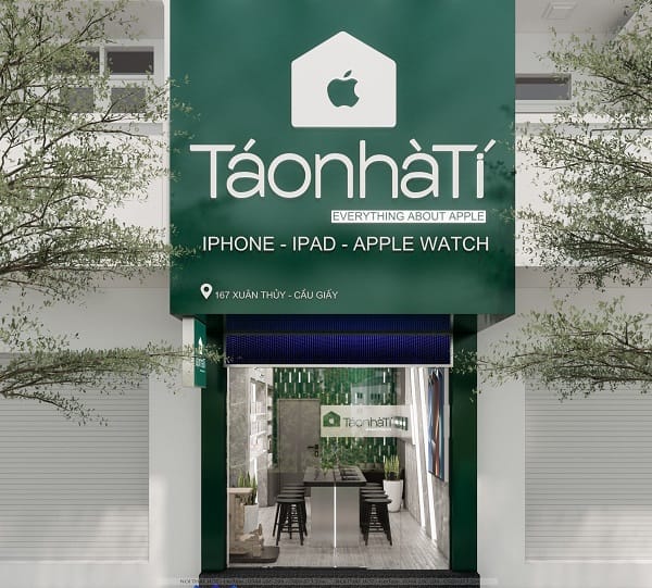 Thiết kế shop điện thoại diện tích nhỏ