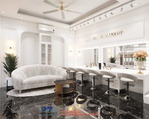 Thiết kế tiệm make up nhỏ 20m2
