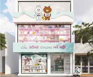 Thiết kế cửa hàng Gấu Bông Online 45m2