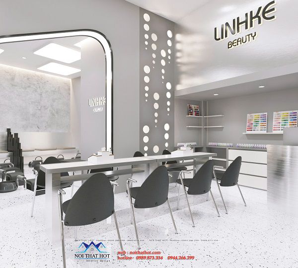 Cải tạo và thiết kế cửa hàng nail