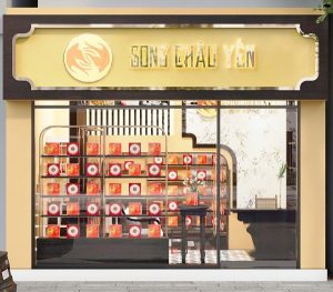 Thiết kế cửa hàng yến sào 35m2