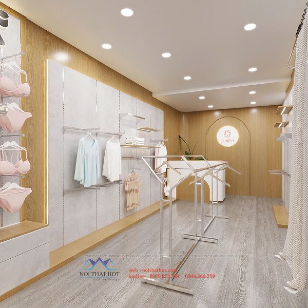 Thiết kế chuỗi cửa hàng đồ mặc ở nhà