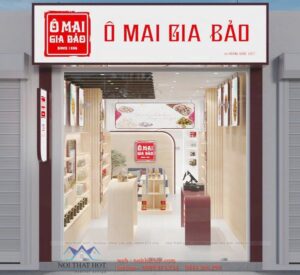 Thiết kế tiệm ô mai