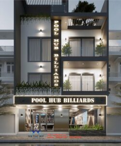 thiết kế quán bida móng cái