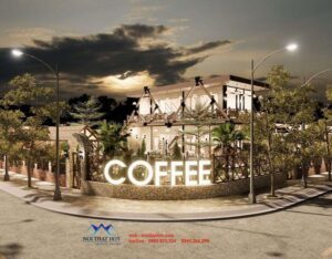 Thiết kế quán cafe sân vườn 400m2