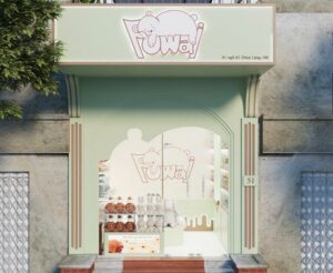 Thiết kế shop gấu bông Fuwai 51 Chùa Láng