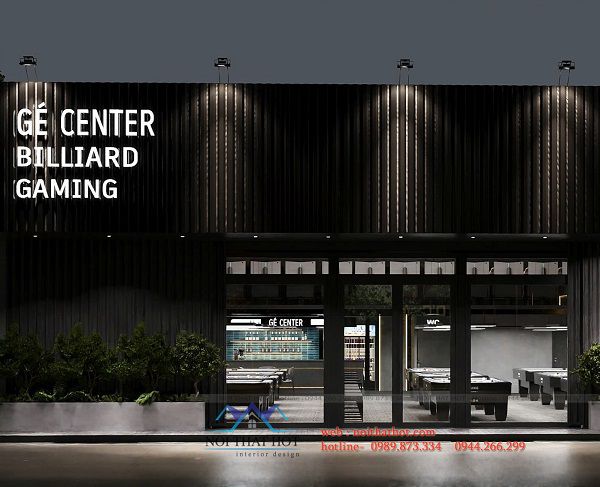 Thiết kế tổ hợp Bida Gaming