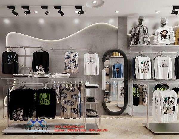 Shop thời trang nam 60m2