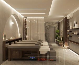 Mẫu Spa dưỡng sinh sang trọng