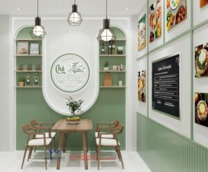 thiết kế quán chè online