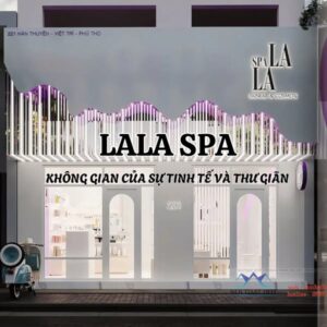thiết kế shop mỹ phẩm và spa