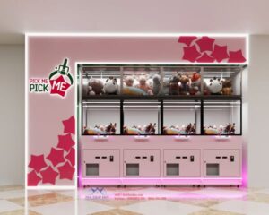 Thiết kế quầy gắp gấu bông